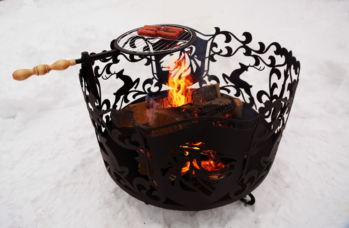 Чаша костровая "Лев"