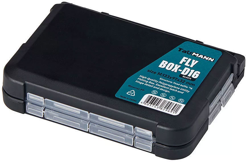 Коробка Fly Box D16 Black (133*97*32) Коробка Fly Box D16 Black (133*97*32)